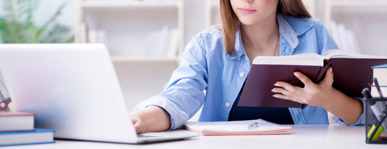 student getting back into studying at the beginning of the school year student getting back into studying at the beginning of the school year